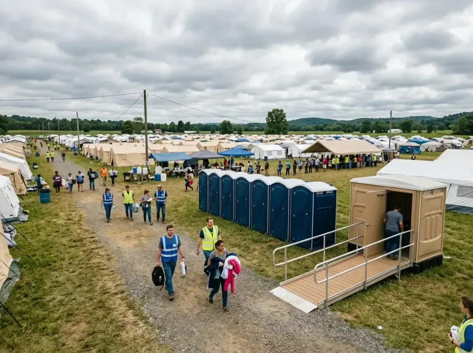 disaster-relief-camp-restrooms-010 — frequently asked questions, Dumpster & Portable Bathrooms Rental in Brambleton, VA